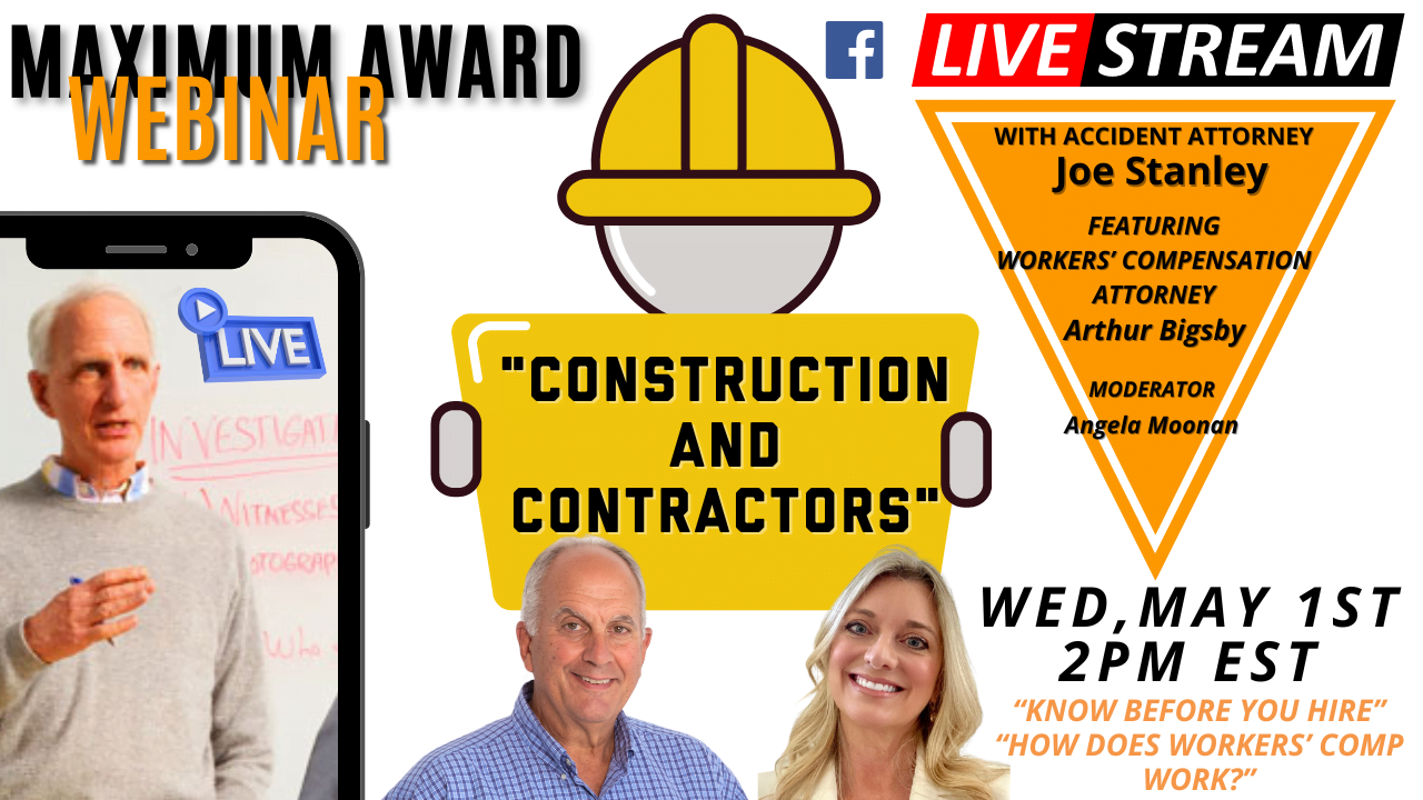 workers compensation free legal webinar attorney arthur bigsby stanley law offices accident lawyers