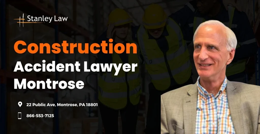 Construction accident lawyer montrose - Joe Stanley