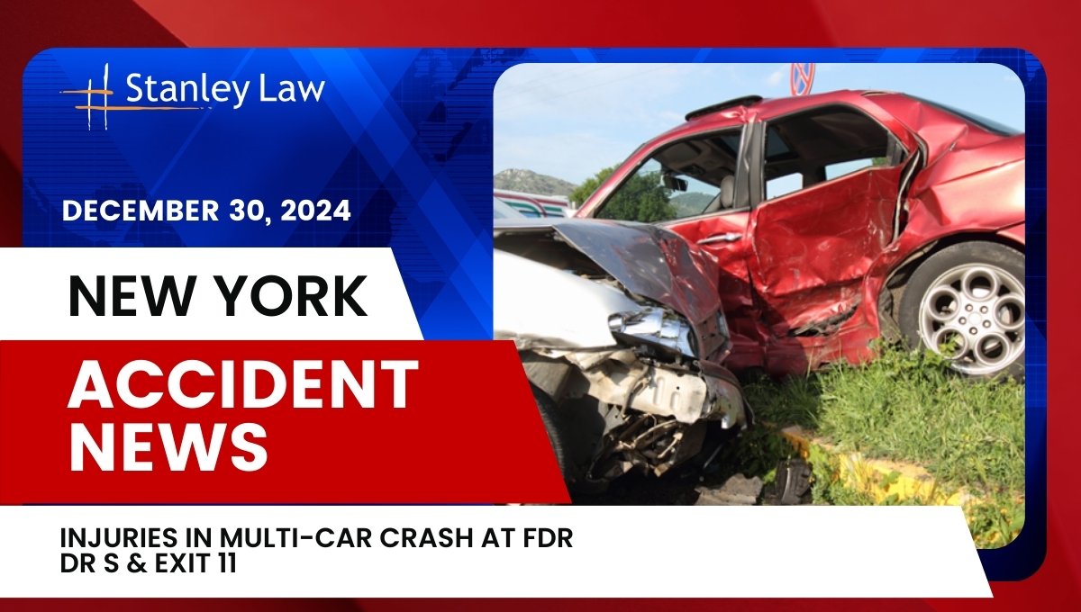 Injuries in Multi-Car Crash at FDR Dr S & Exit 11