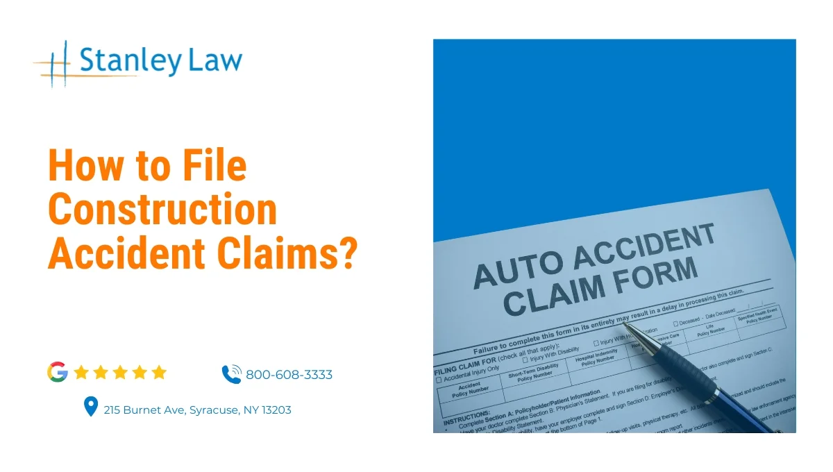 How to File Construction Accident Claims