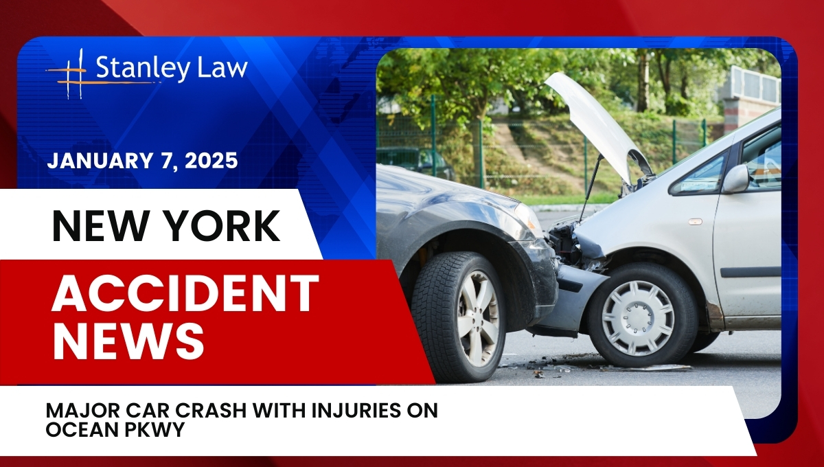 Major Car Crash with Injuries on Ocean Pkwy