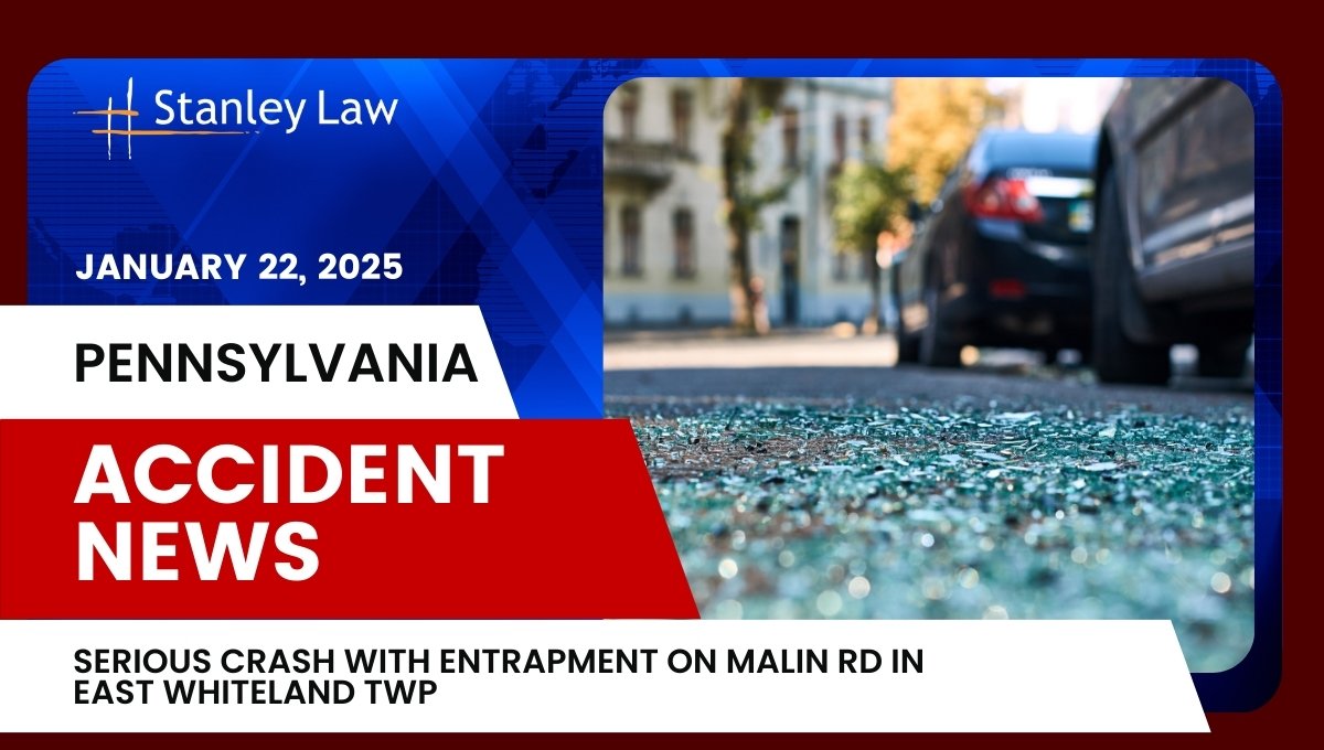 Serious Crash with Entrapment on Malin Rd in East Whiteland Twp