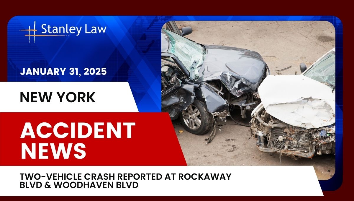 Two-Vehicle Crash Reported at Rockaway Blvd & Woodhaven Blvd
