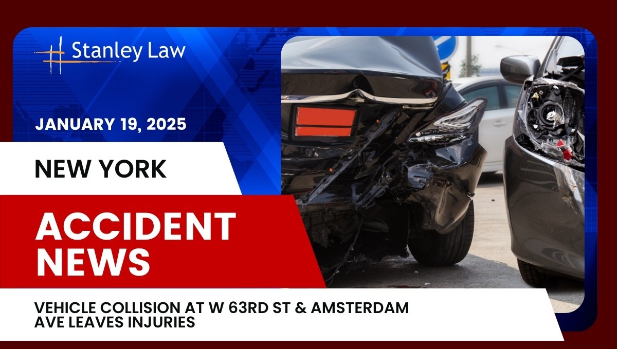Vehicle Collision at W 63rd St & Amsterdam Ave Leaves Injuries