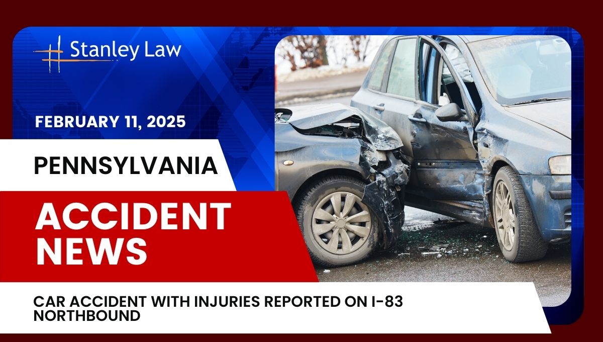 Car Accident with Injuries Reported on I-83 Northbound