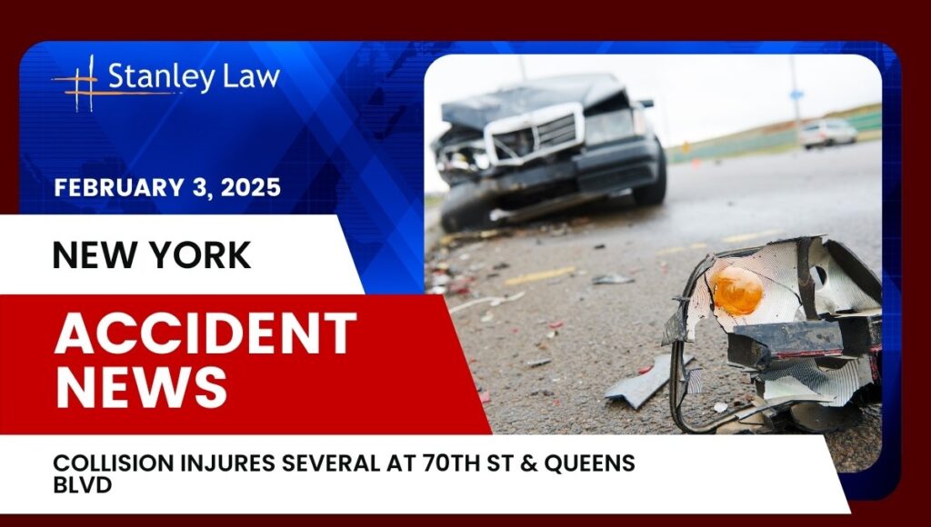 Collision Injures Several at 70th St Queens Blvd