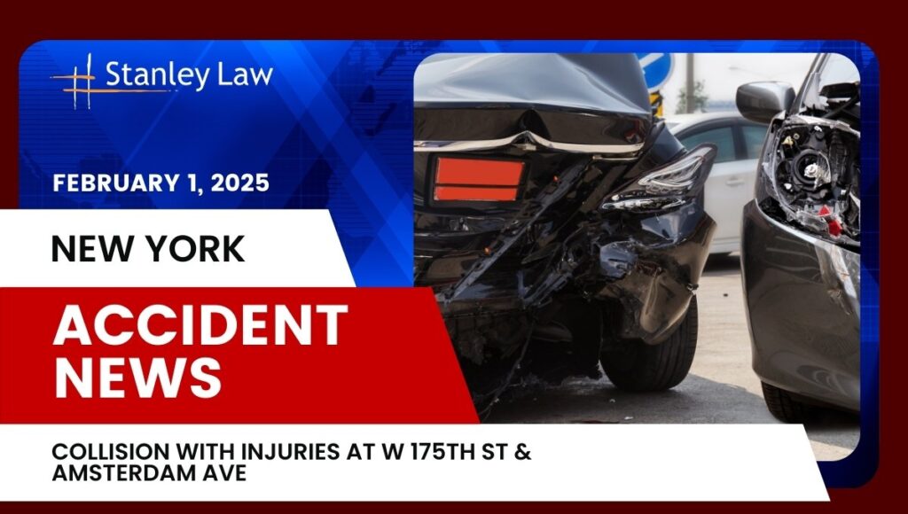 Collision with Injuries at W 175th St and Amsterdam Ave