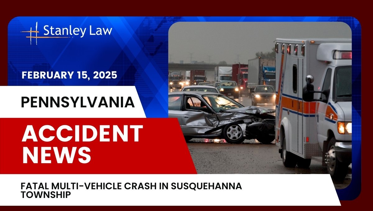 Fatal Multi-Vehicle Crash in Susquehanna Township