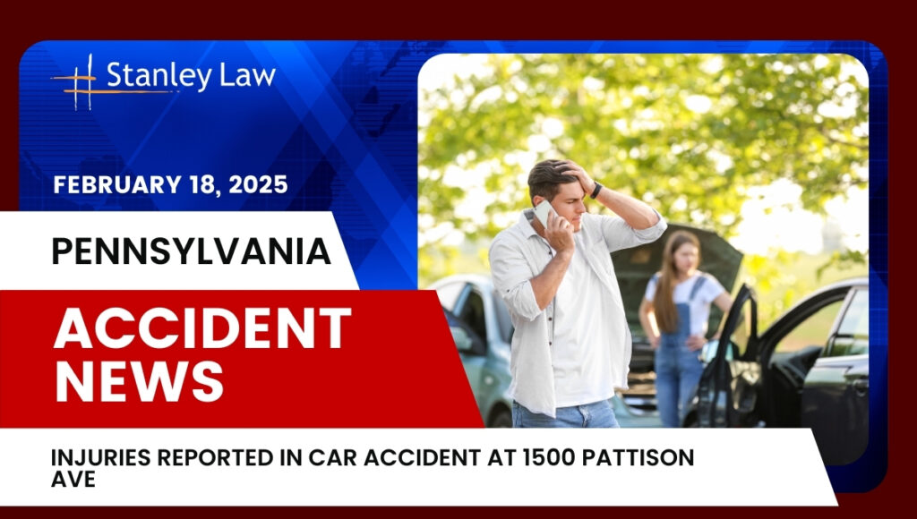 Injuries Reported in Car Accident at 1500 Pattison Ave