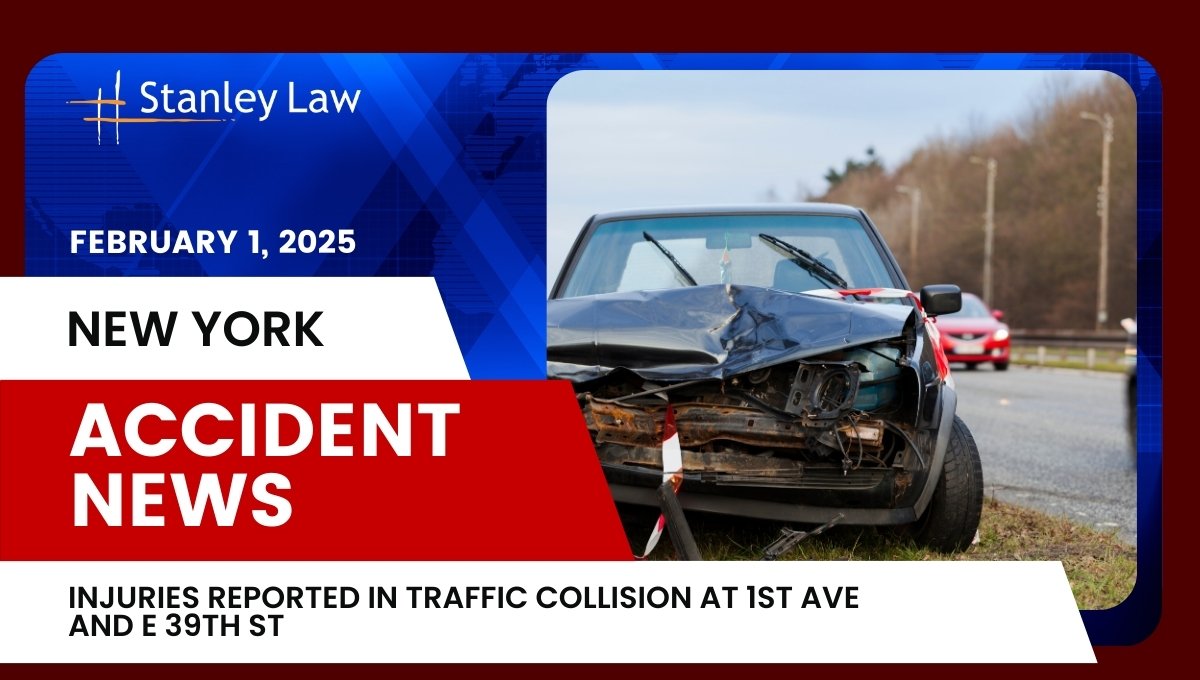 Injuries Reported in Traffic Collision at 1st Ave and E 39th St