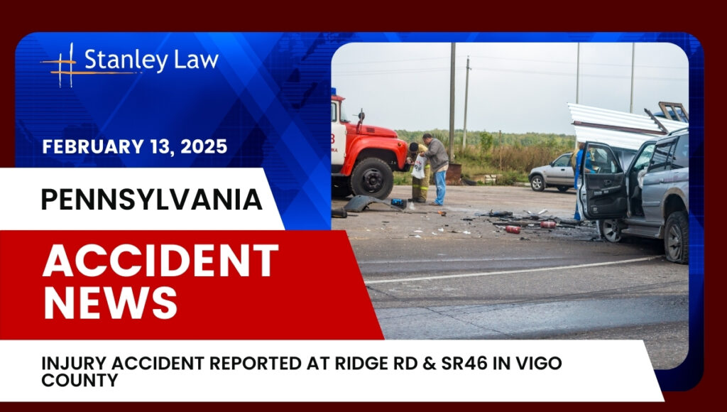 Injury Accident Reported at Ridge Rd SR46 in Vigo County