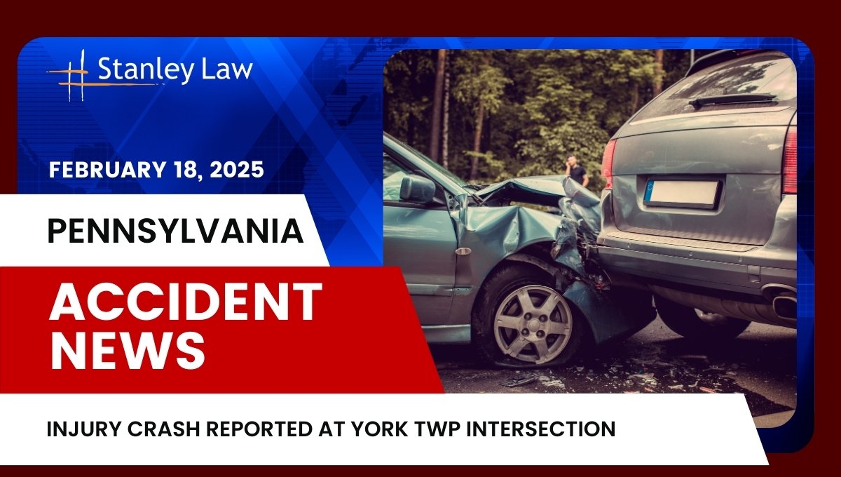 Injury Crash Reported at York Twp Intersection