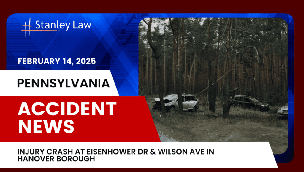 Injury Crash at Eisenhower Dr & Wilson Ave in Hanover Borough