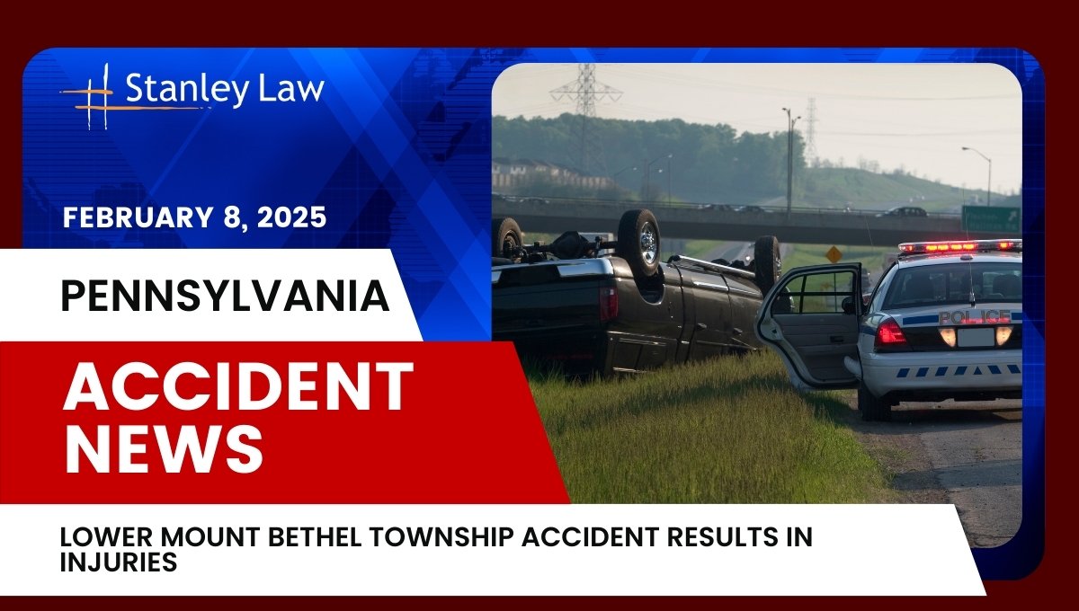 Lower Mount Bethel Township Accident Results in Injuries