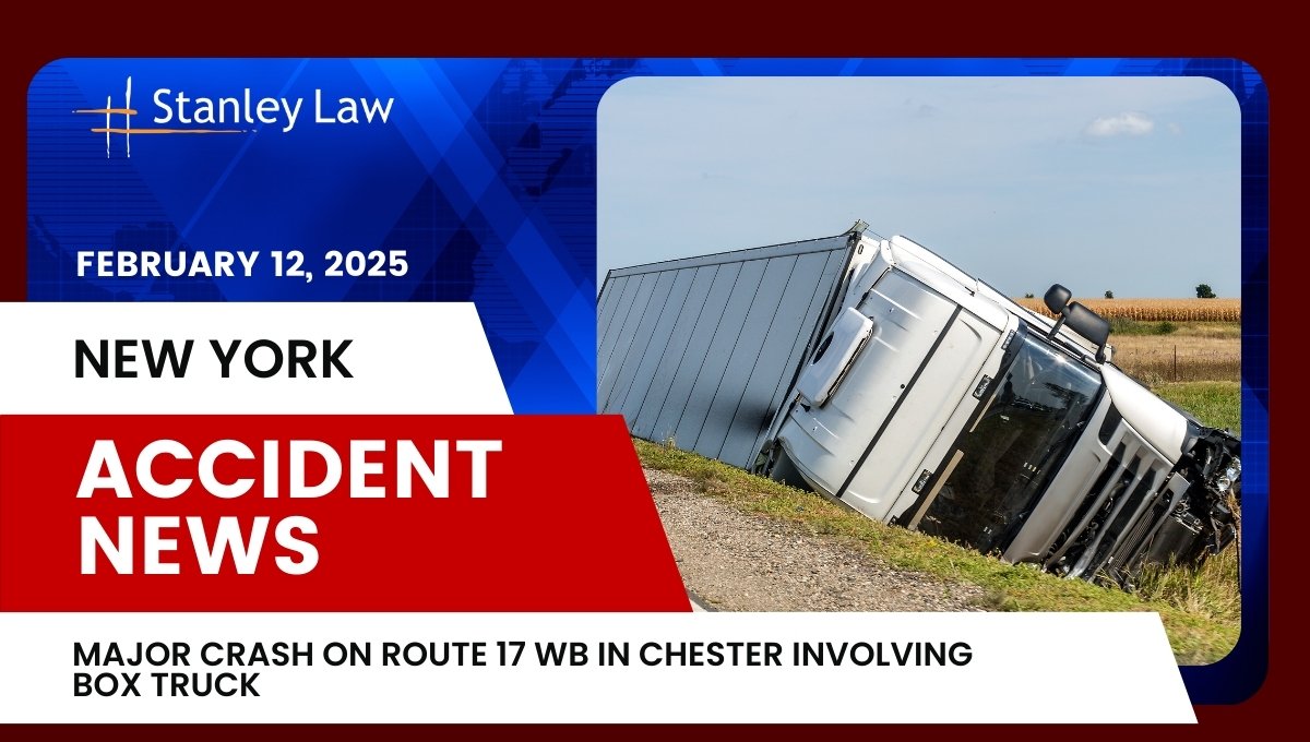 Major Crash on Route 17 WB in Chester Involving Box Truck
