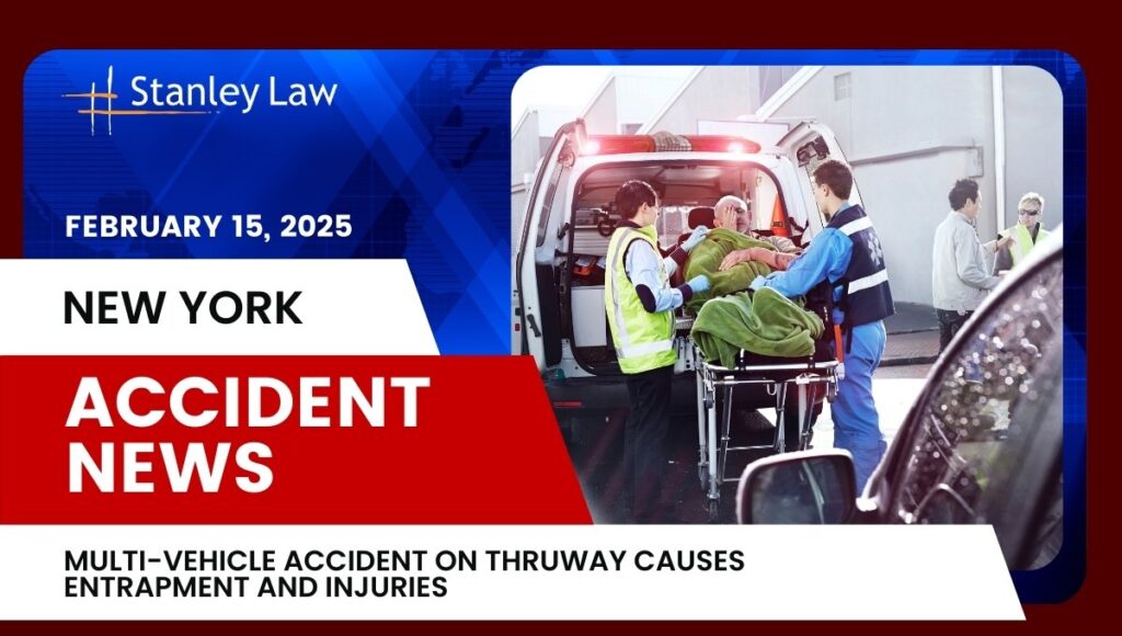 Multi-Vehicle Accident on Thruway Causes Entrapment and Injuries