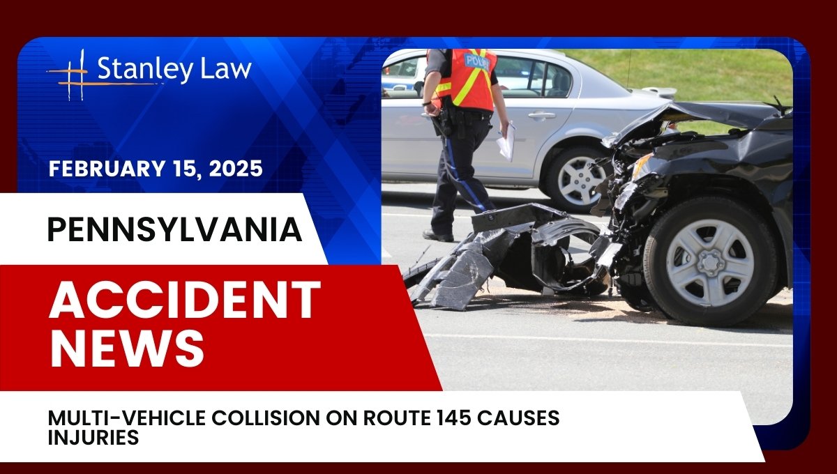 Multi Vehicle Collision on Route 145 Causes Injuries