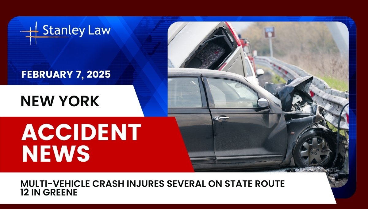 Multi Vehicle Crash Injures Several on State Route 12 in Greene
