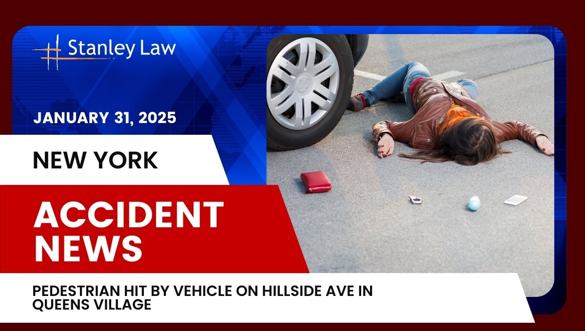 Pedestrian Hit by Vehicle on Hillside Ave in Queens Village
