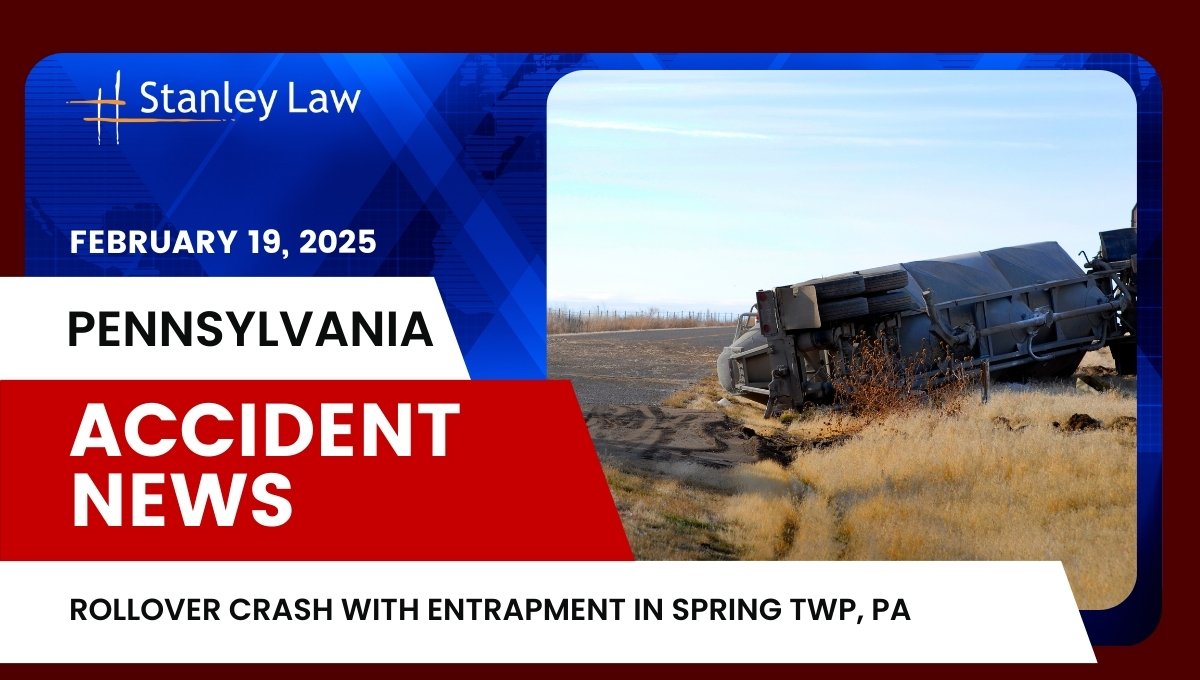 Rollover Crash with Entrapment in Spring Twp, PA