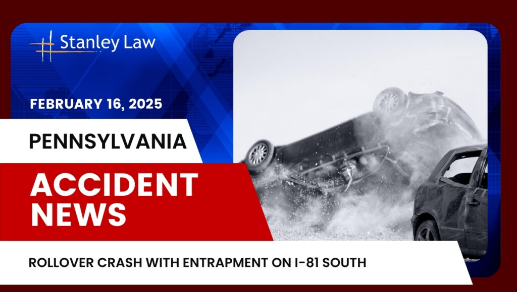 Rollover Crash with Entrapment on I-81 South
