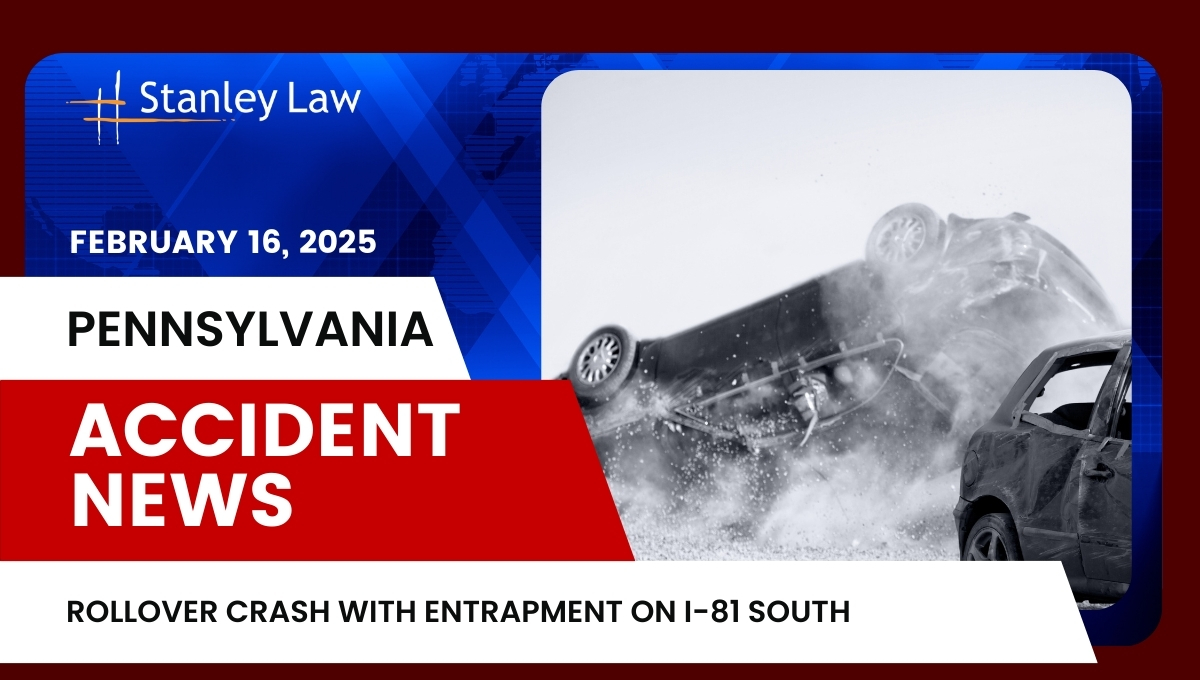 Rollover Crash with Entrapment on I-81 South