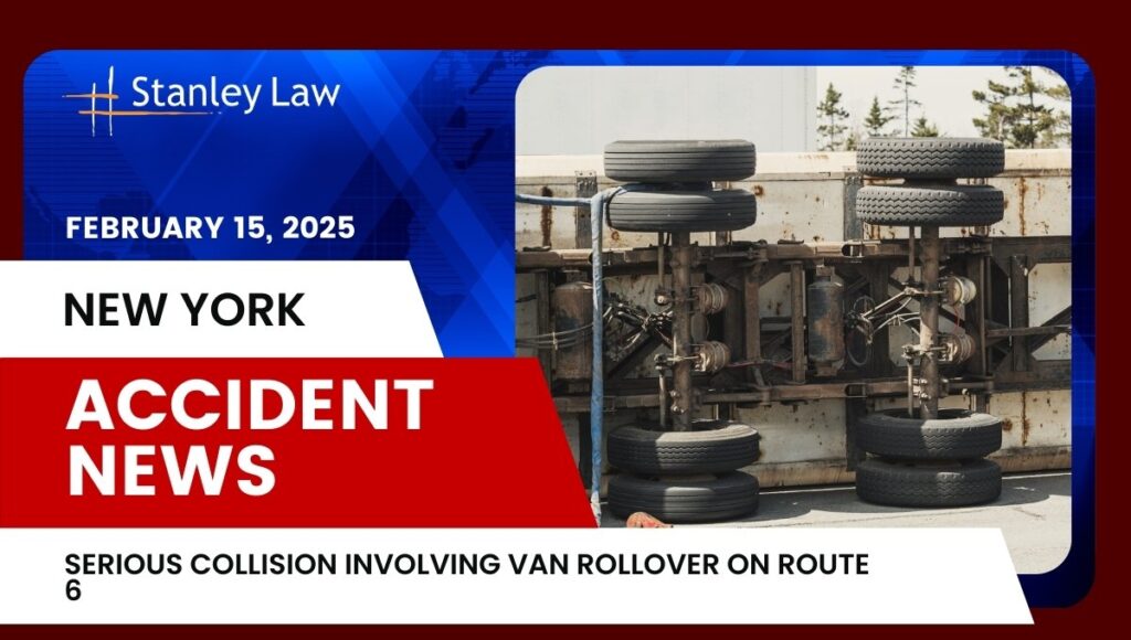 Serious Collision Involving Van Rollover on Route 6