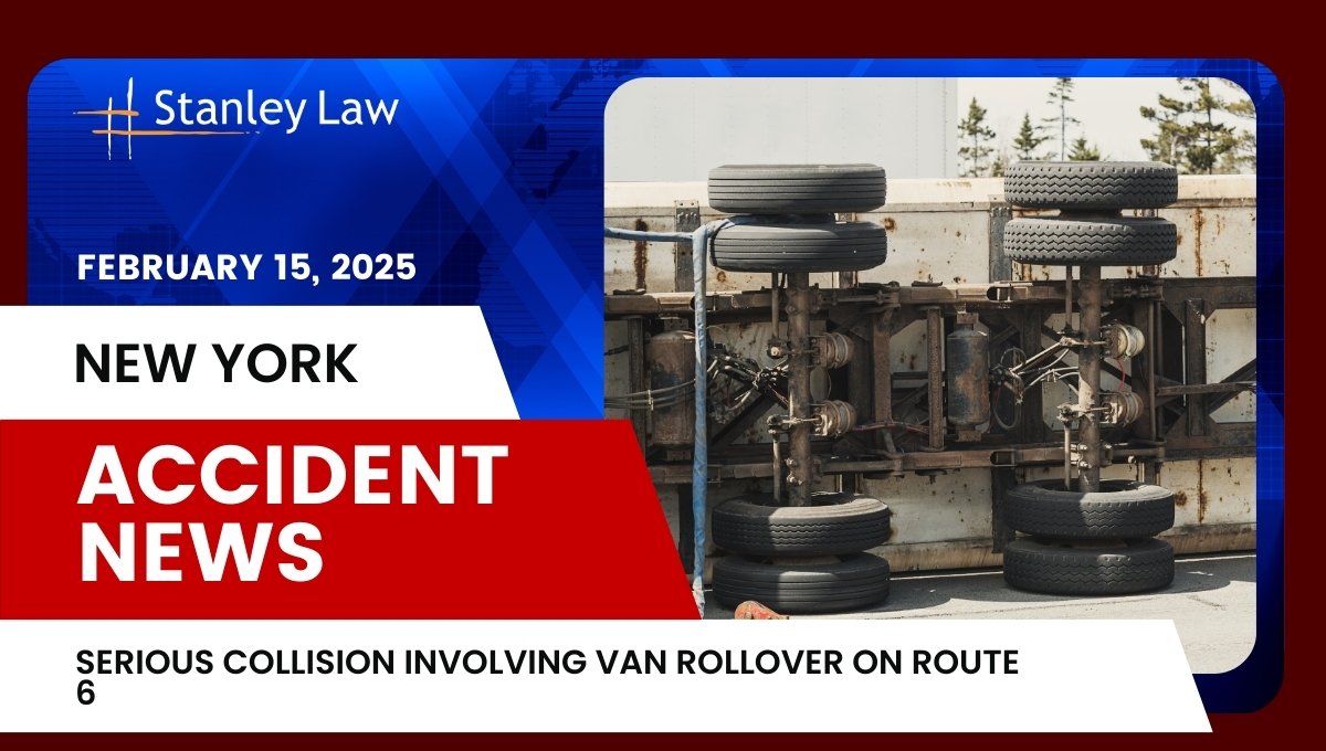 Serious Collision Involving Van Rollover on Route 6