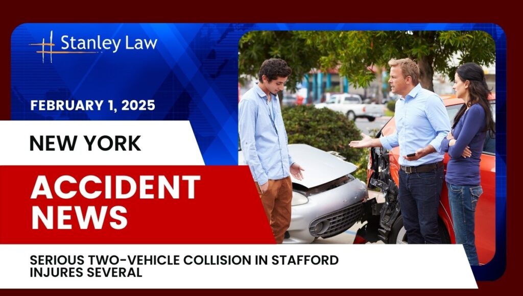 Serious Two Vehicle Collision in Stafford Injures Several