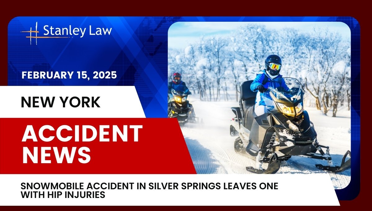 Snowmobile Accident in Silver Springs Leaves One with Hip Injuries