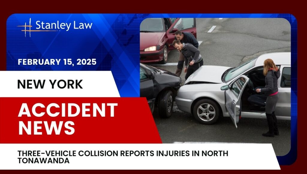 Three-Vehicle Collision Reports Injuries in North Tonawanda