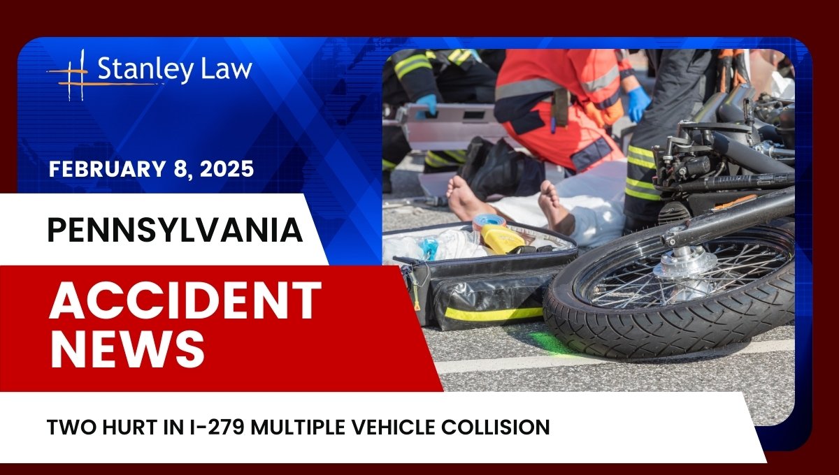 Two Hurt in I-279 Multiple Vehicle Collision