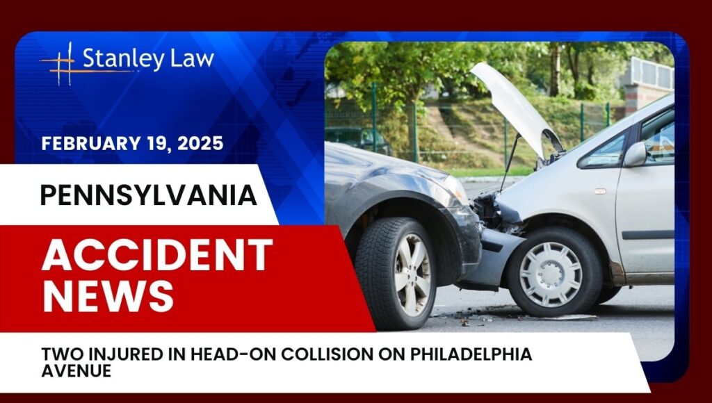 Two Injured in Head-On Collision on Philadelphia Avenue