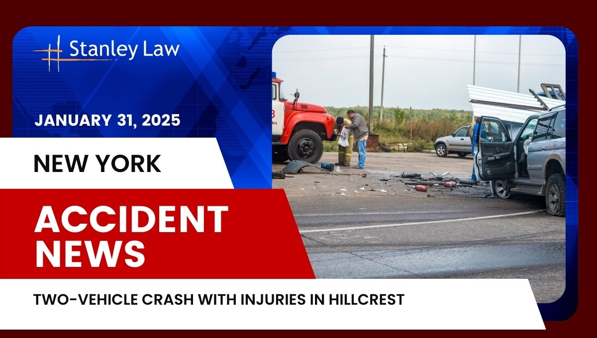 Two Vehicle Crash with Injuries in Hillcrest