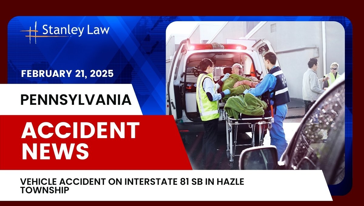 Vehicle Accident on Interstate 81 Southbound in Hazle Township