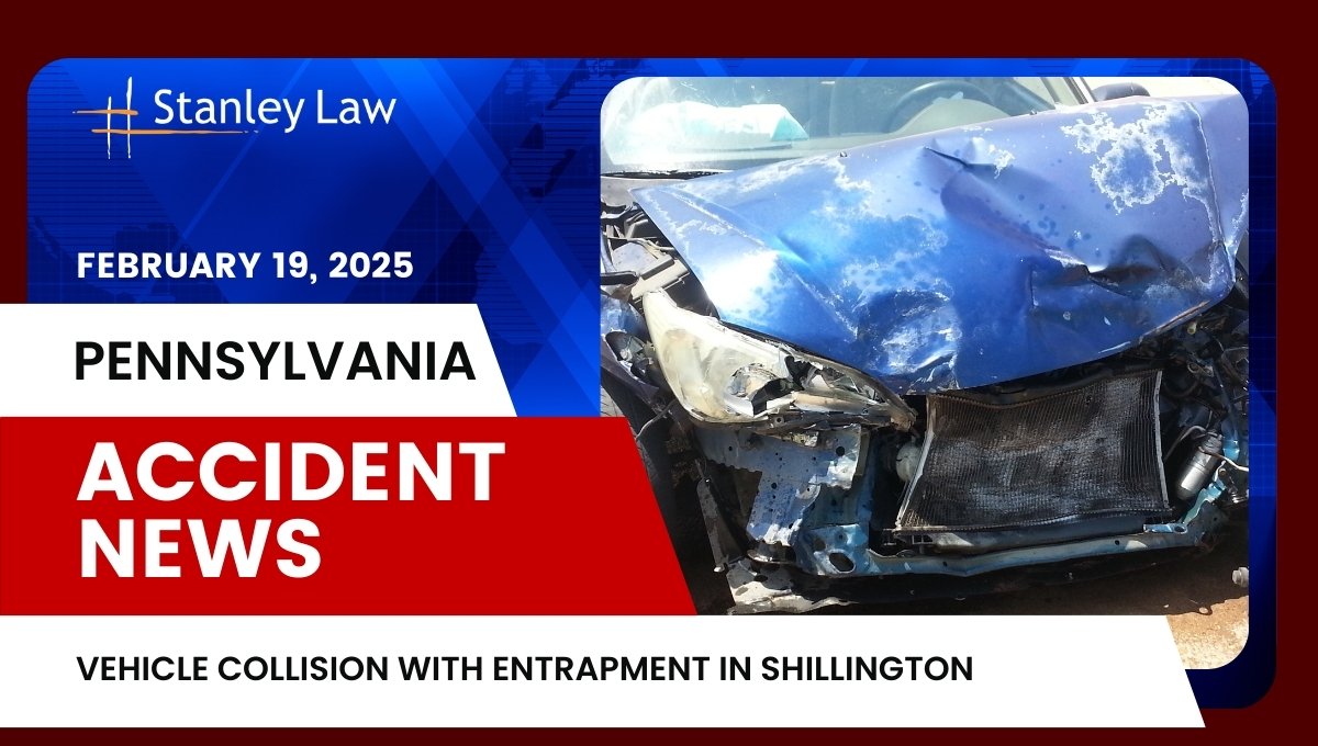 Vehicle Collision with Entrapment in Shillington