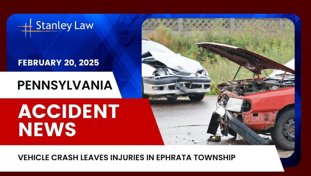 Vehicle Crash Leaves Injuries in Ephrata Township