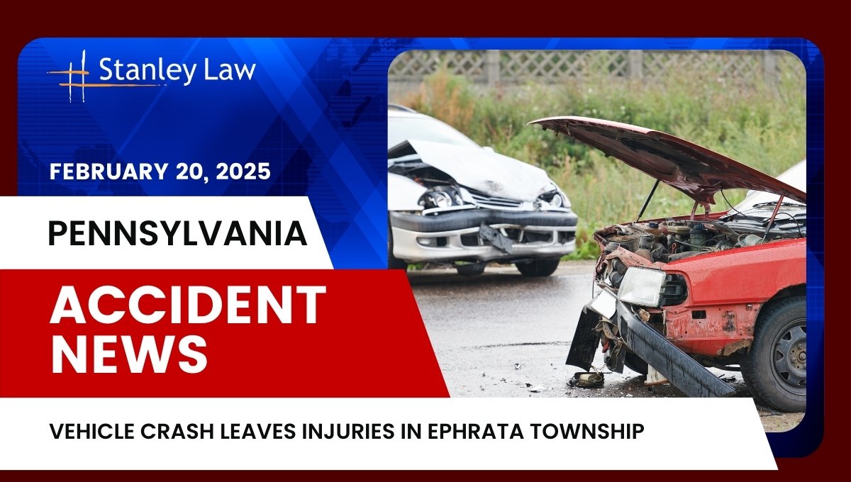 Vehicle Crash Leaves Injuries in Ephrata Township
