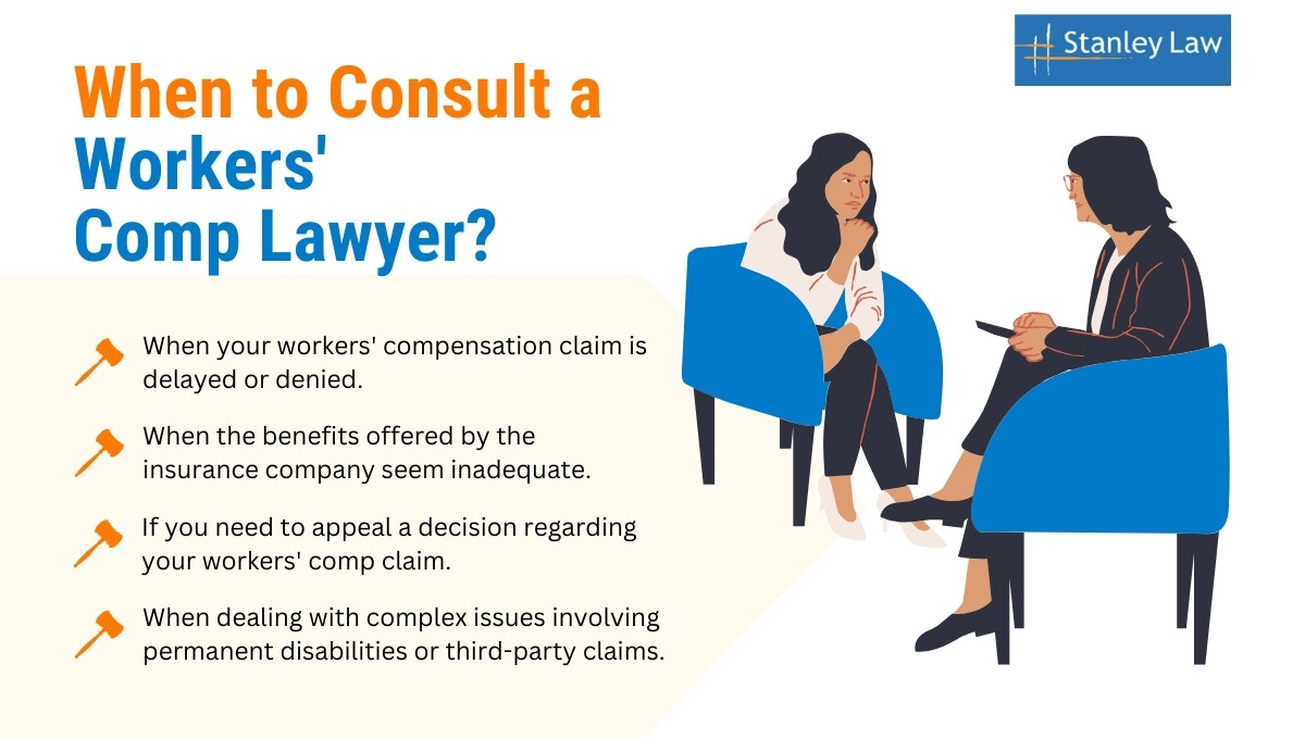 When to Consult a Workers’ Comp Lawyer