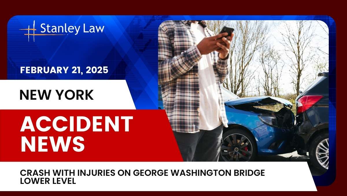 Crash with Injuries on George Washington Bridge Lower Level