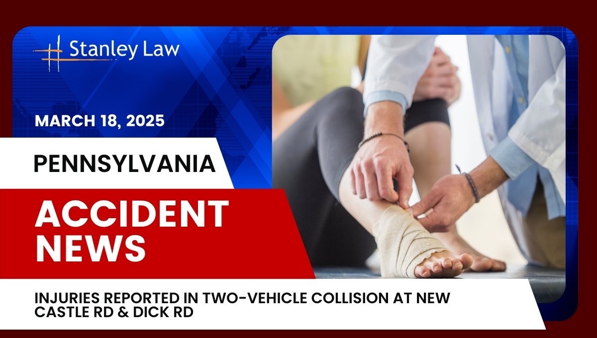 Injuries Reported in Two-Vehicle Collision at New Castle Rd & Dick Rd