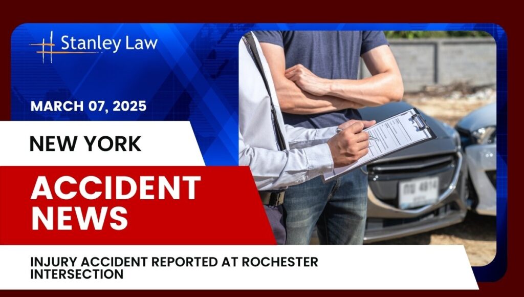 Injury Accident Reported at Rochester Intersection, NY