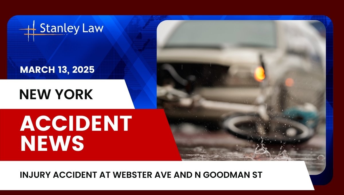 Injury Accident at Webster Ave and N Goodman St