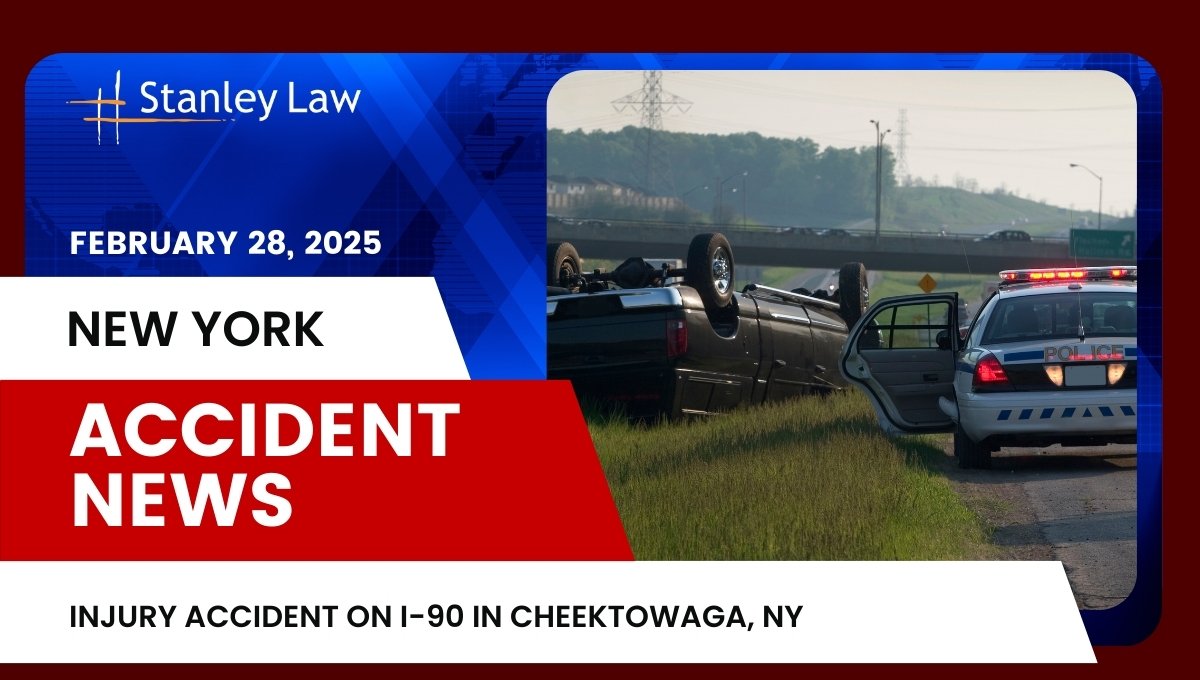 Injury Accident on I-90 in Cheektowaga