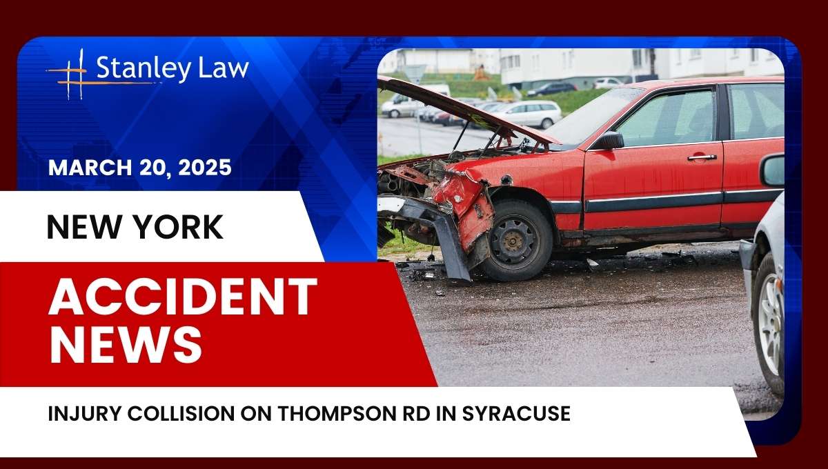 Injury Collision on Thompson Rd in Syracuse, NY