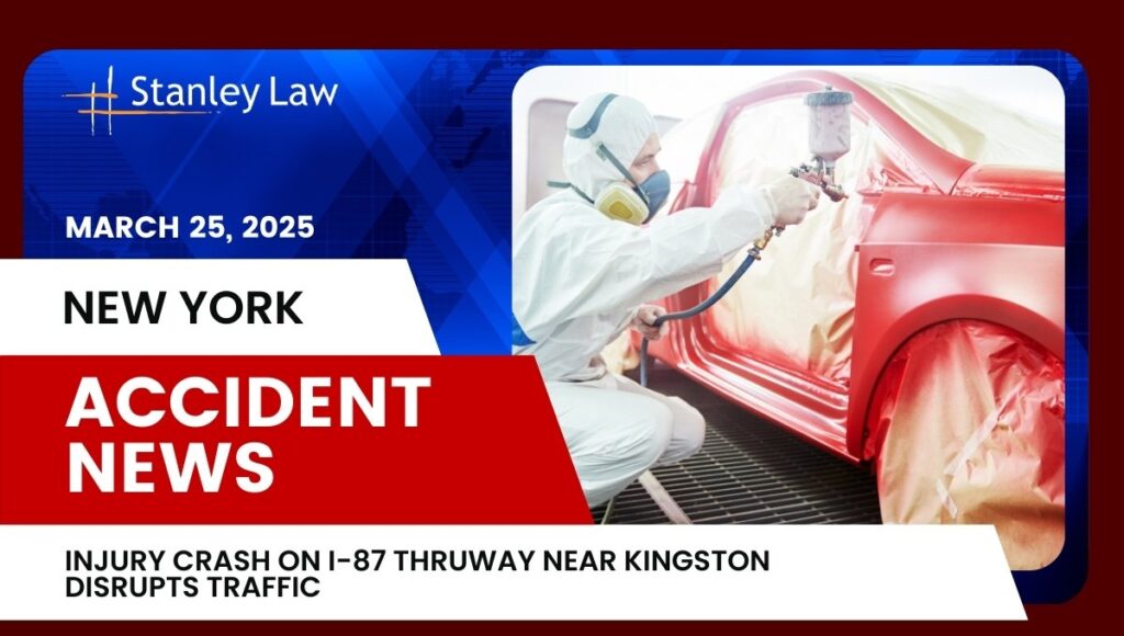 Injury Crash on I-87 Thruway Near Kingston Disrupts Traffic, NY