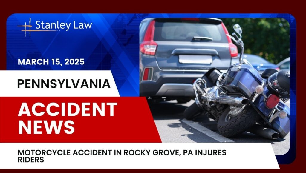 Motorcycle Accident in Rocky Grove, PA Injures Riders