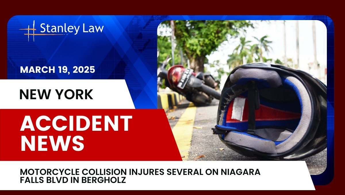 Motorcycle Collision Injures Several on Niagara Falls Blvd in Bergholz, NY