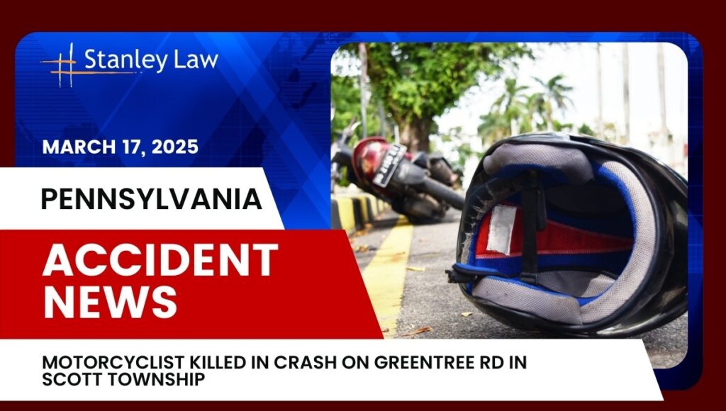 Motorcyclist Killed in Crash on Greentree Rd in Scott Township, PA