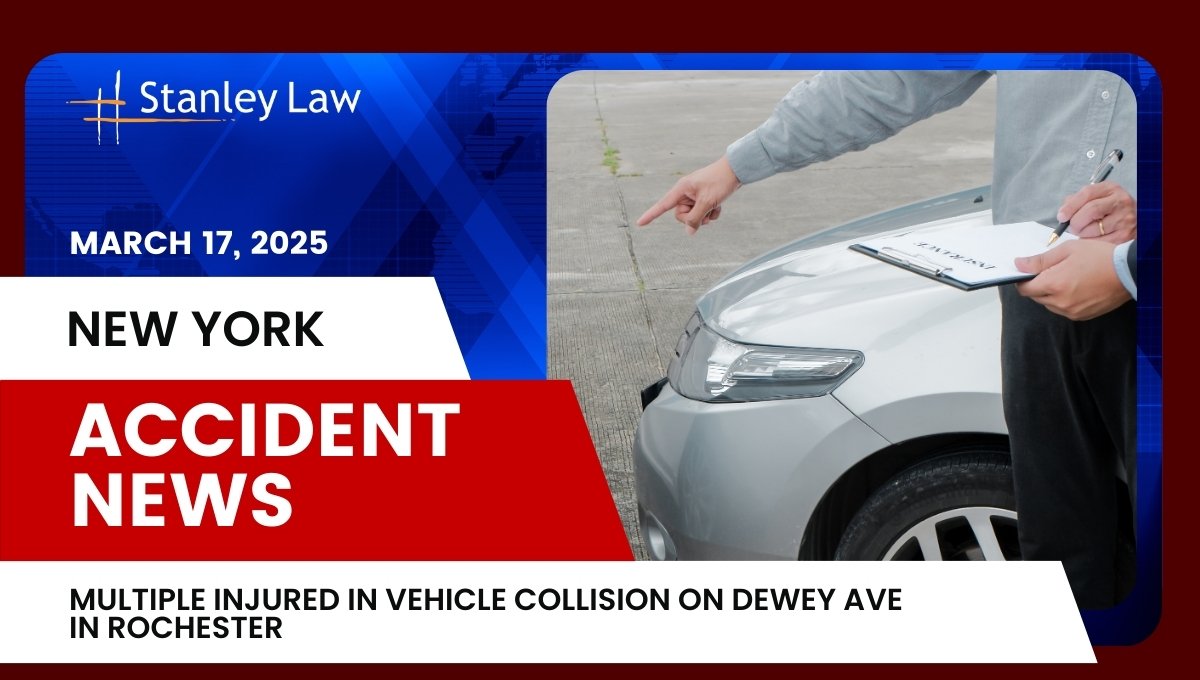 Multiple Injured in Vehicle Collision on Dewey Ave in Rochester, NY